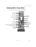 Предварительный просмотр 23 страницы Gateway Tower User Manual