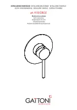 GATTONI CIRCLE 9130 Installation And Assembly Manual preview