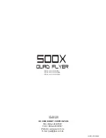 Preview for 28 page of GAUI 500X Manual