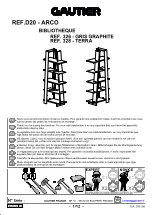 Предварительный просмотр 1 страницы Gautier ARCO D20 Manual