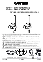 Gautier B39 220 Quick Start Manual предпросмотр