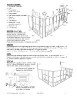 Preview for 11 page of Gazebo penguin W16101/2MR-12 SAND Assembly Instructions Manual