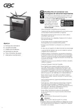 Предварительный просмотр 8 страницы GBC SHREDMASTER SX15-06 Start Here Manual