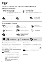 Preview for 14 page of GBC SHREDMASTER SX15-06 Start Here Manual