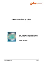 gbo ULTRATHERM 908i User Manual preview