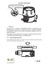 Preview for 10 page of GDA GTD 2000Ex Operating Manual