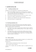 Preview for 24 page of GDA GTD 2000Ex Operating Manual