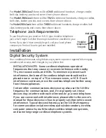 Preview for 7 page of GE 8005 User Manual