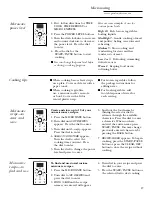 Preview for 27 page of GE Advantium SCA1001HSS Owner'S Manual