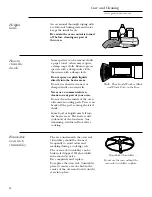 Preview for 38 page of GE Advantium SCA1001HSS Owner'S Manual