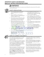 Preview for 2 page of GE AER08 Series Owner'S Manual And Installation Instructions