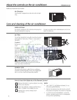 Preview for 6 page of GE AER08 Series Owner'S Manual And Installation Instructions