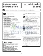 Preview for 33 page of GE AER08 Series Owner'S Manual And Installation Instructions