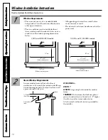 Preview for 10 page of GE AG_07 Series Owner'S Manual & Installation Instructions