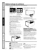 Preview for 34 page of GE AJCH 08 ACB Owner'S Manual