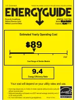 GE AJCQ10ACD Series Energy Manual preview