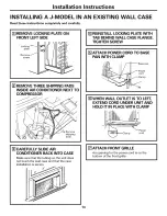 Preview for 14 page of GE AJCS12DCB Owner'S Manual And Installation Instructions