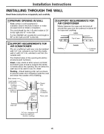Preview for 15 page of GE AJCS12DCB Owner'S Manual And Installation Instructions