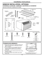 Preview for 16 page of GE AJCS12DCB Owner'S Manual And Installation Instructions