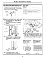 Предварительный просмотр 17 страницы GE AJCS12DCB Owner'S Manual And Installation Instructions