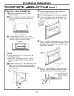 Preview for 20 page of GE AJCS12DCB Owner'S Manual And Installation Instructions