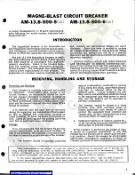 Preview for 3 page of GE AM-13.8-500-5C Instructions Manual