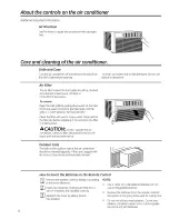 Предварительный просмотр 6 страницы GE Appliances AEZ24 Owner'S Manual And Installation Instructions