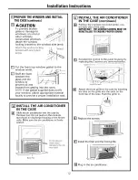 Предварительный просмотр 12 страницы GE Appliances AEZ24 Owner'S Manual And Installation Instructions