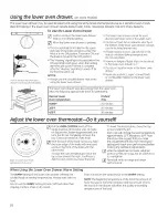 Предварительный просмотр 26 страницы GE Appliances P2B930 Owner'S Manual And Installation Instructions