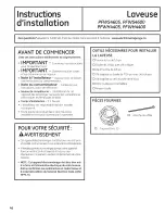 Preview for 46 page of GE Appliances Profile PFWS4605 Owner'S Manual & Installation Instructions