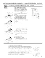 Preview for 70 page of GE Appliances Profile PFWS4605 Owner'S Manual & Installation Instructions