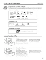 Preview for 72 page of GE Appliances Profile PFWS4605 Owner'S Manual & Installation Instructions