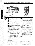 Preview for 4 page of GE ASD06* Owner'S Manual & Installation Instructions