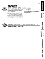 Preview for 3 page of GE ASH06LL - 6000 BTU Air Conditioner Owner'S Manual & Installation Instructions