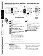 Preview for 4 page of GE ASH06LL - 6000 BTU Air Conditioner Owner'S Manual & Installation Instructions