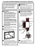 Предварительный просмотр 15 страницы GE ASL08 Owner'S Manual And Installation Instructions