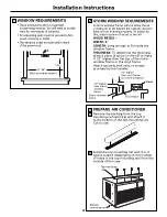 Предварительный просмотр 8 страницы GE ASS05LL Owner'S Manual And Installation Instructions