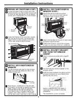 Предварительный просмотр 9 страницы GE ASS05LL Owner'S Manual And Installation Instructions