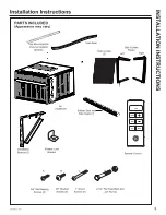 Предварительный просмотр 9 страницы GE AWGH08WWF Owner'S Manual & Installation Instructions