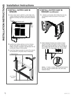 Предварительный просмотр 12 страницы GE AWGH08WWF Owner'S Manual & Installation Instructions