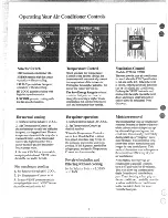 Preview for 4 page of GE Carry-Cool AT505 User Manual