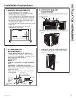 Preview for 9 page of GE Carry Cool ATV05 Owner'S Manual & Installation Instructions