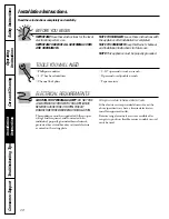 Предварительный просмотр 28 страницы GE Coil Top Owner'S Manual