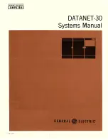 GE DATANET-30 System Manual preview