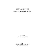 Preview for 2 page of GE DATANET-30 System Manual