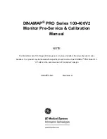 Preview for 3 page of GE Dinamap PRO Series Manual