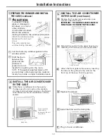 Preview for 12 page of GE ENERGY STAR AED18DN Owner'S Manual And Installation Instructions