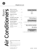 Preview for 1 page of GE ENERGY STAR AEM08LN Owner'S Manual And Installation Instructions