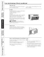 Preview for 6 page of GE ENERGY STAR AEM12AN Owner'S Manual And Installation Instructions