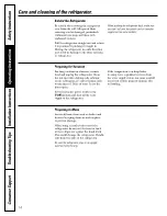 Preview for 14 page of GE ESS25LSQASS Owner'S Manual And Installation